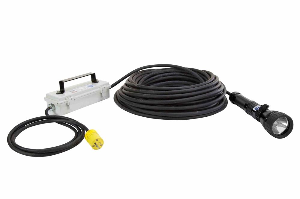 Industrial Inspection Black Light Lamp - 365nm UV Cut Off Lens - For NDT/Gen 2 - 50' Cord