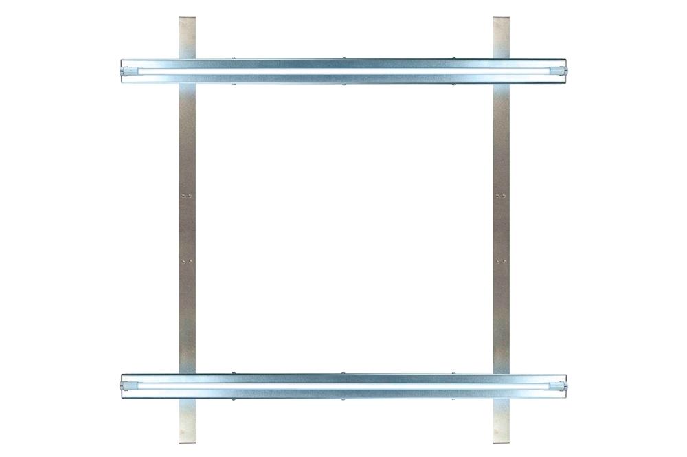 High Output UV AC Coil Disinfection for HVAC - (2) UVC Lamps - (1) Ballast - (2) Mounting Kits - 60" x 36" Coils