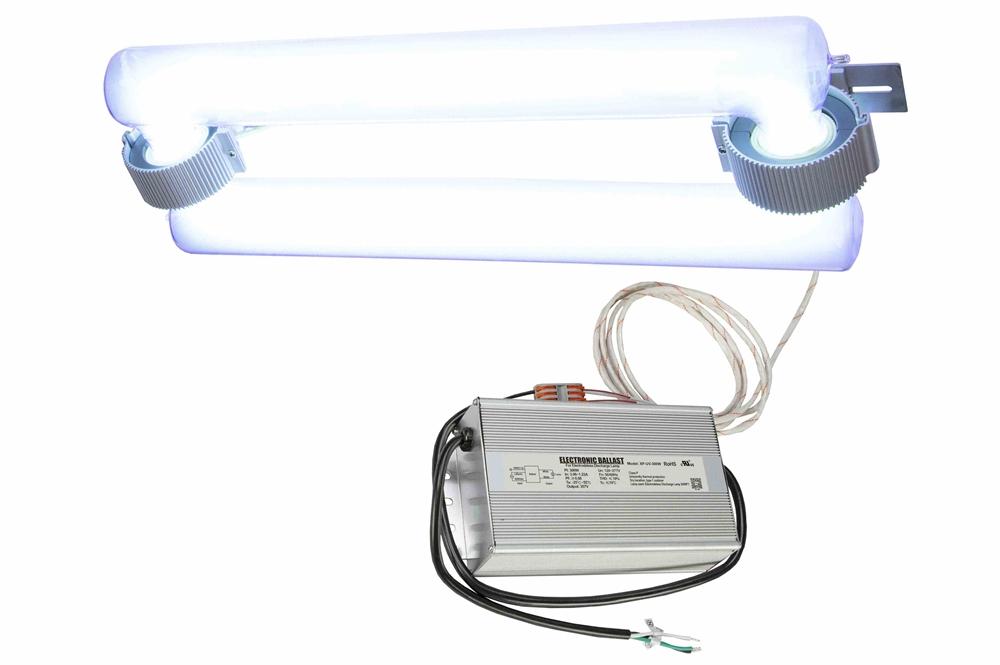 150W In-duct UVC Disinfection Light - 120-277V - 360° Coverage - Low Maintenance
