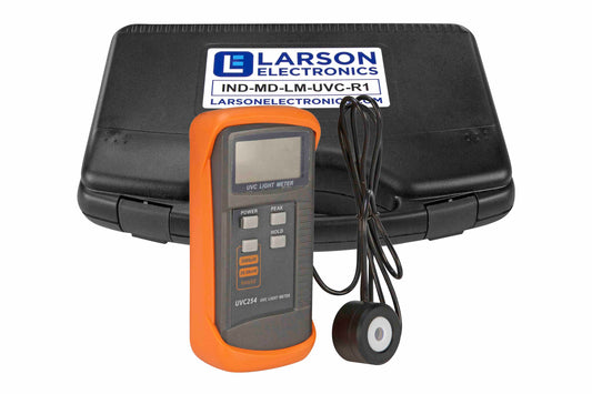 Larson UVC Light Meter - Measures UV-C Wavelength and Irradiance Levels - 39.99µmW/cm² to 3999µmW/cm² Measurement Range
