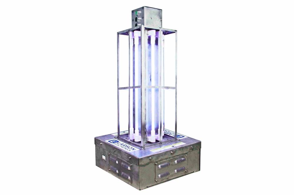 Industrial Far-UV Sanitation Light - Kills 99% of Viruses - 500 sq.ft. Area - (4) Far-UVC Lamps - Digital Timer - 25' SOOW Cord