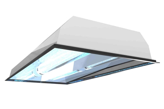 Larson 40W 2X4 Recessed Troffer Mount UV Sanitation Fixture - 120/277V AC - (1) Far-UVC Excimer Lamp - Kills 99% of Viruses