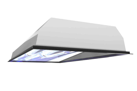Larson 80W 2X4 Recessed Troffer Mount UV Sanitation Fixture - 120/277V AC - (2) Far-UVC Excimer Lamps - Kills 99% of Viruses