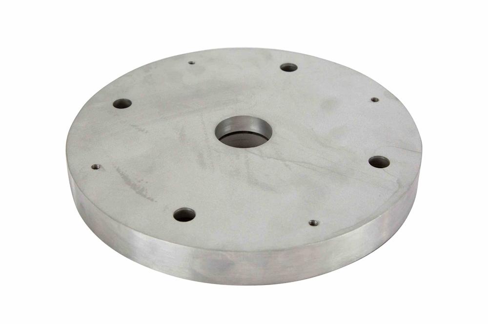 Industrial Lazy Susan - 9" OD - 1000 lbs Capacity - CNC-machined Aluminum - Stainless Steel Hardware