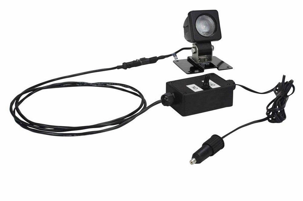 Infrared LED Strobe Light - 3 watts - Quad Flash – IR 850/940nm - Adjustable Permanent Mount Plate