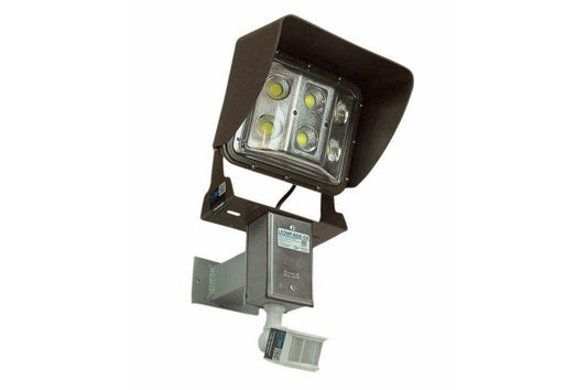 60W LED Sensor Light – Day/Night, Occupancy Sensing, On/Off - Wireless Remote - Flood Beam - IP68