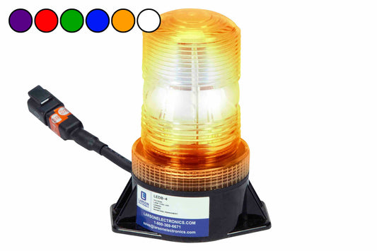 Larson LED Beacon - Permanent Mount - 50,000 Life Hours - 18 LEDs - 12-32VDC - Deutsch 2 Pin Connector