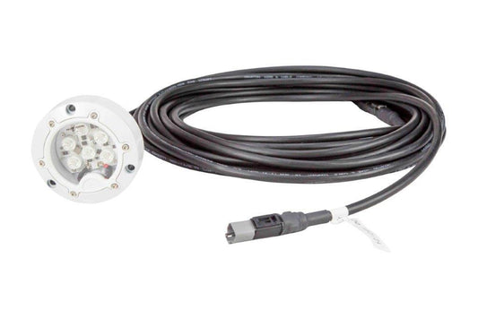 Larson 18W Underwater LED Light to 30 Meters - Aluminum Housing - Marine Grade Cable - 958 Lumens- 50' Cord
