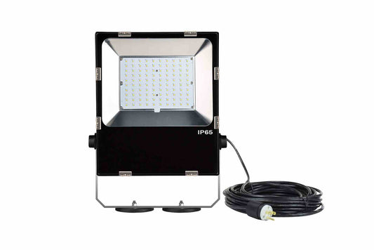 Larson 200W LED Magnetic Flood Light - 20000 Lumens - Replaces 600W Metal Halide Fixtures - 100-240V AC