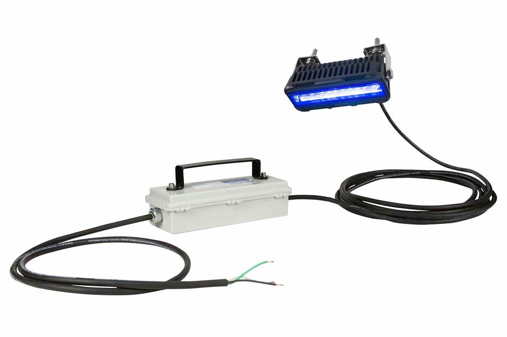 27W LED Crane Zone Light - Pedestrian Safety - Blue Light - 120/277V AC 50/60 Hz- Aluminum Alloy