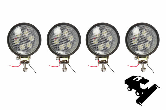 Larson LED Cab Light Upgrade Kit for M2 Gleaner Combines - (4) LEDWL-PAR36