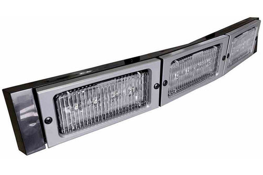 Larson 90W LED Hood Lights - 12-24V DC - Flood Beam Pattern - 3 LED Lamps - Replacement Tractor Lights