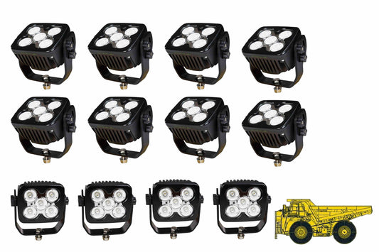 Larson LED Light Package for Komatsu HD785 - LED Retrofit/Fitout  (12) LEDP10W-50E