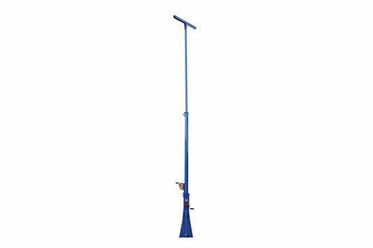 14 Foot Telescoping Light Mast - 8-14' Fold Over Light Tower - 360° Rotating Boom - High Mast Light