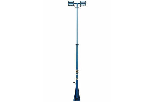640 Watt High Intensity LED Light Tower - Extends up to 16 Feet - Fold Over Boom - 58,892 Lumens