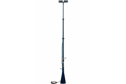 320 Watt High Intensity LED Light Tower - Three Stage Mast - Extends up to 25 Feet - 29,446 Lumens