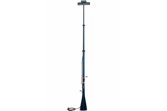 480 Watt High Intensity LED Light Tower - Three Stage Mast - Extends up to 25 Feet - 44,169 Lumens