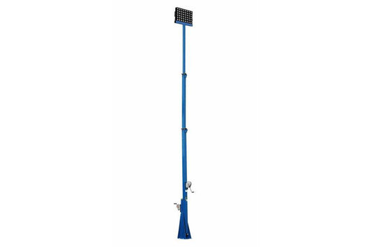 480 Watt High Intensity LED Light Tower - Three Stage Mast - Extends up to 30 Feet - 64,800 Lumens