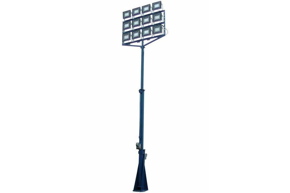 Explosion Proof Light Plant - 30 Foot Telescoping Mast - (12) 150 Watt LED Lights - 12'-30' - C2D1