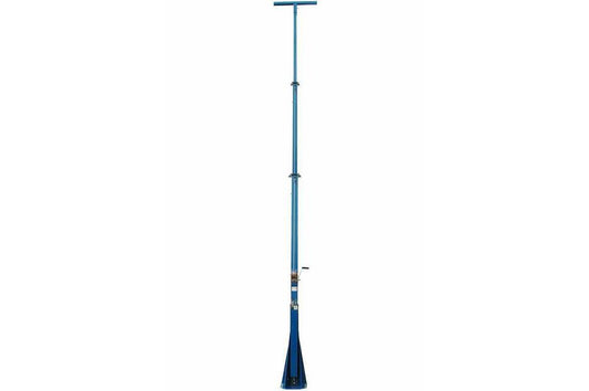 Thirty Foot Telescoping Light Mast - 12-30' Stationary Three Stage Light Tower - 360° Rotating Boom