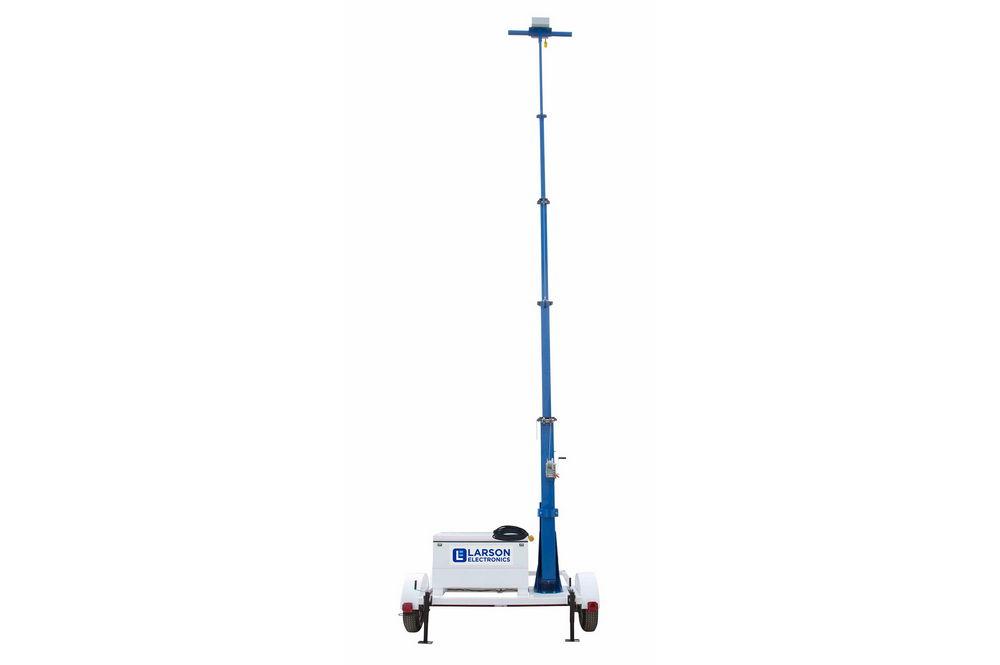30' Portable Tower - 7.5' Trailer - (1) Junction Box - (1) 120V 5-20C Connector - 20' Cord w/ 5-20P