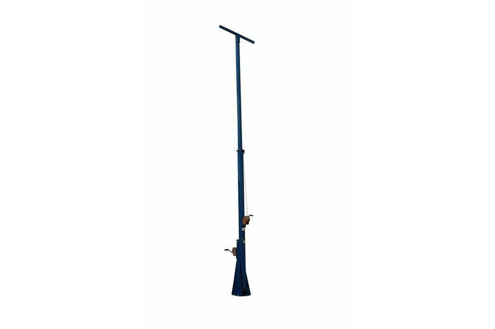 30 Foot Telescoping Light Mast - 17-30' Fold Over Light Tower - 360° Rotating Boom - High Mast Light