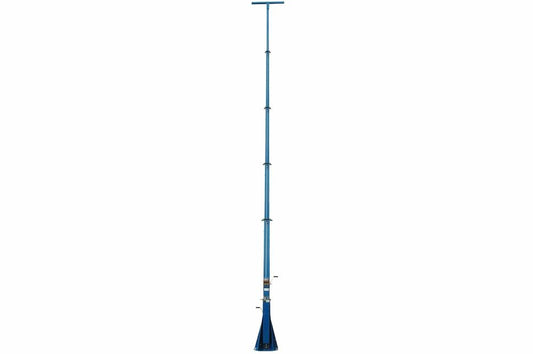 60' Telescoping Light Mast - 13'-60' - Electric Winch - 8-stage Tower - (4) RG58 Coaxial Cables