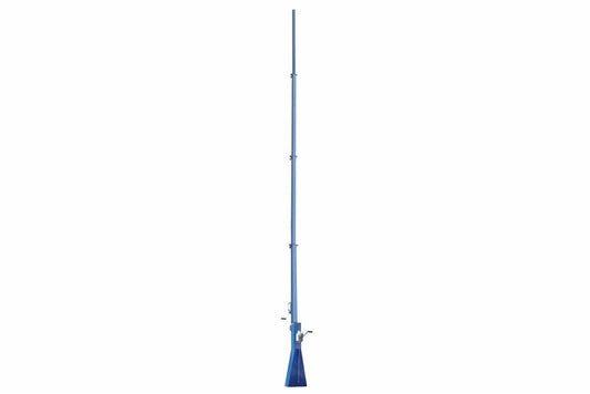 Telescoping Light Mast - 6.5'-13.3' Hydraulic Three Stage Light Tower - 360° Rotating Boom