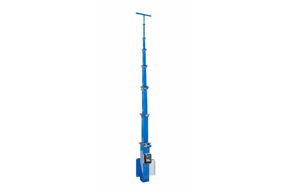 Eight Stage Light Mast - 8' to 40' - Aluminum - Mount LED, HID, Halogen, Metal Halide Fixtures