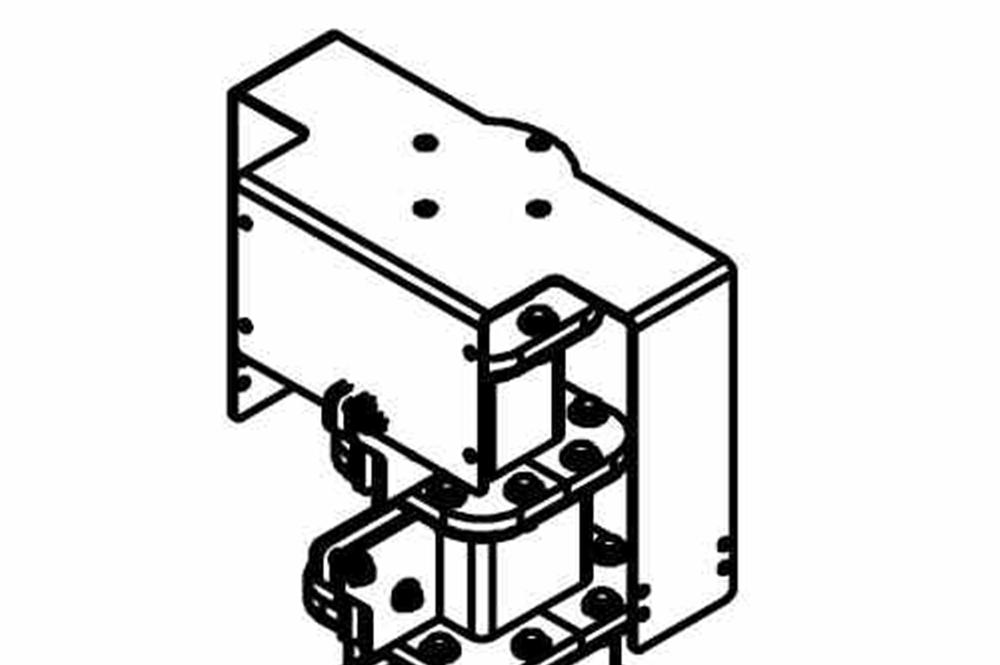 Top Mounting Bracket for Mast - Replacement Top Mount Assembly for LM-25-7-5S-M1 or LM-25-7-5S-M2