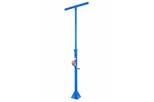 12 Foot Telescoping Light Mast - Stationary Tower w/ Manual Crank Winch