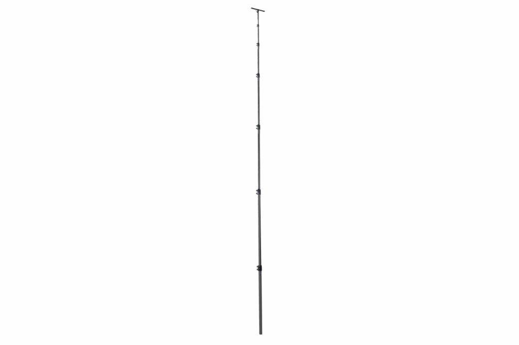 Larson 7-Stage Fiberglass Push Up Equipment Mast - Extends from 5.9 to 34 Feet - 24" Aluminum T-Head