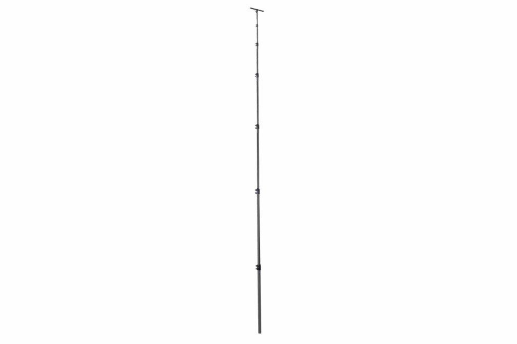 Larson 7-Stage Fiberglass Push Up Equipment Mast - Extends from 9.5 to 50 Feet - 24" Aluminum T-Head
