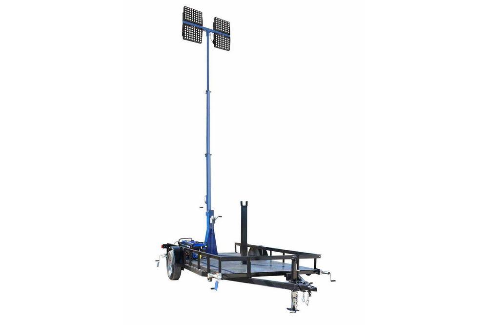 1920 Watt 30' LED Propane Light Plant - 4kW Propane Generator - 240,000 Lumens - 14' Trailer