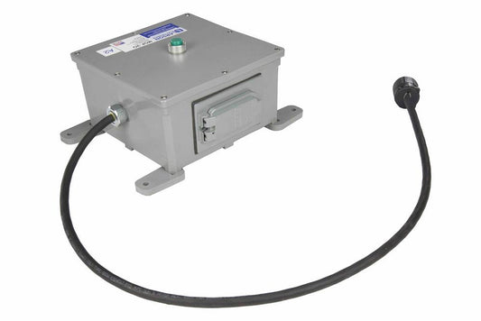 120V GFCI Duplex Receptacles - NEMA 4 Enclosure - 4, 20-Amp Outlets - Mini Spider Box