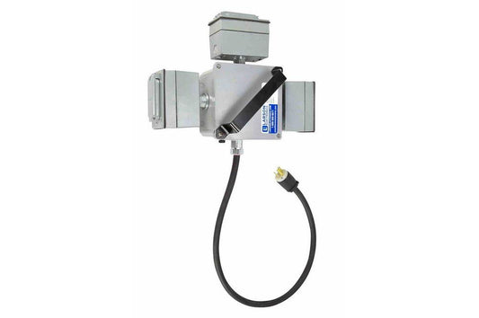 120V GFCI Receptacles - NEMA 4 Enclosure - 3-Dual Receptacle, 20-Amp Outlets