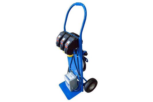 Larson 3KVA Mobile Power Distribution - 230V to 115V 1PH - (4) 16A 130V ATEX Rated Receptacles/Plug