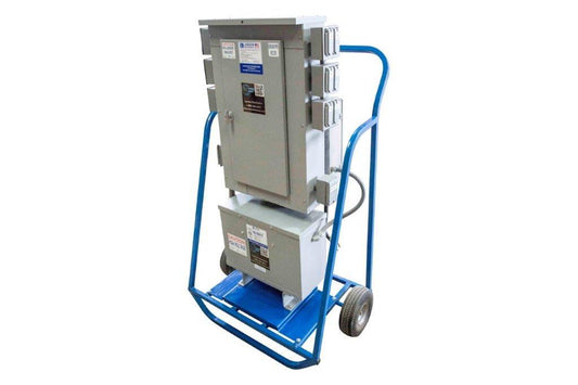 Larson 15KVA Temporary Power Distribution - 480V to 208Y/120V 3PH - (2) L15-30R (12) 5-20R GFCI