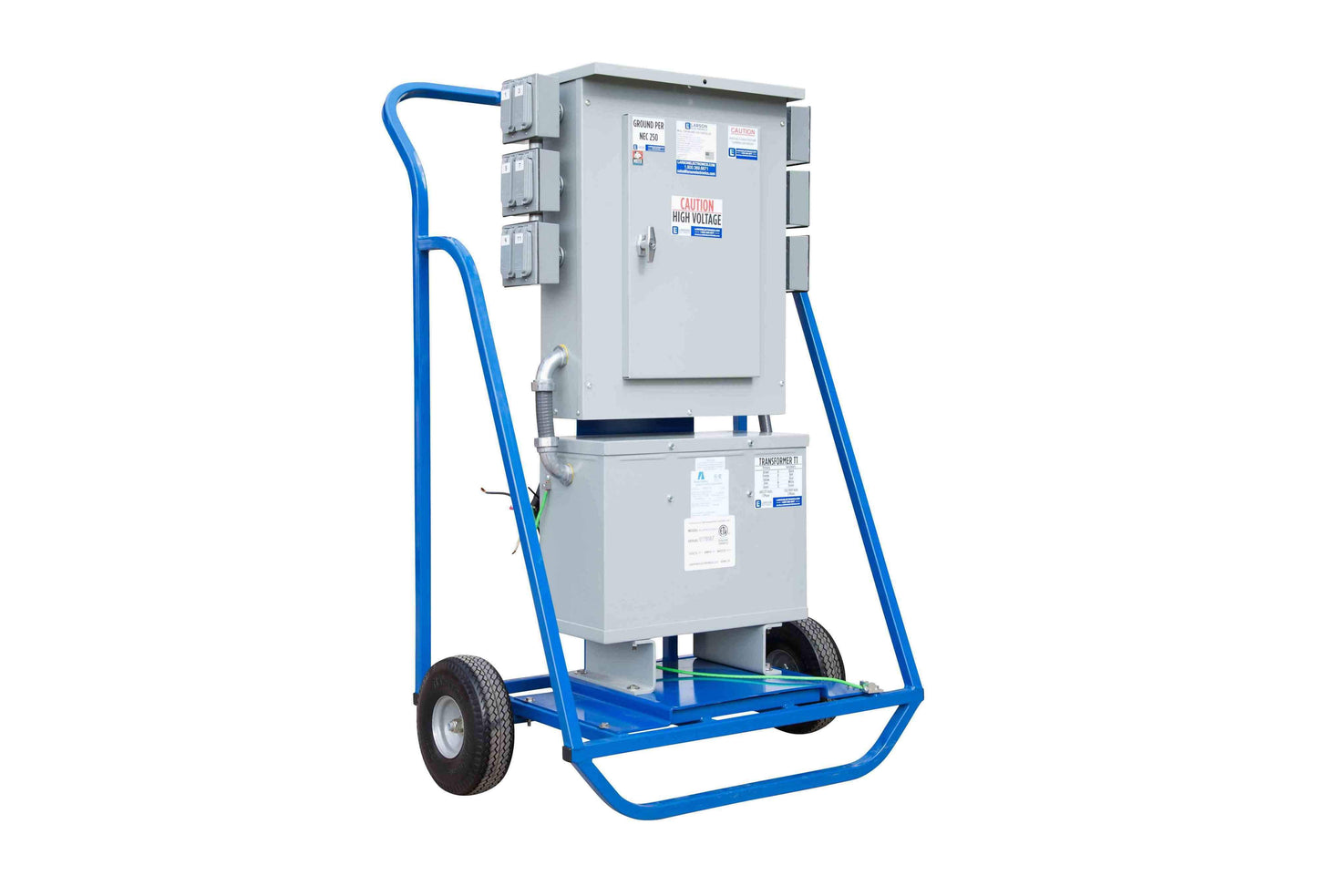 Larson 25KVA Portable Power Distribution - 480V to 120/240V 1PH - (1) 14-50R (1) 6-50R (4) 5-15R GFCI Duplx