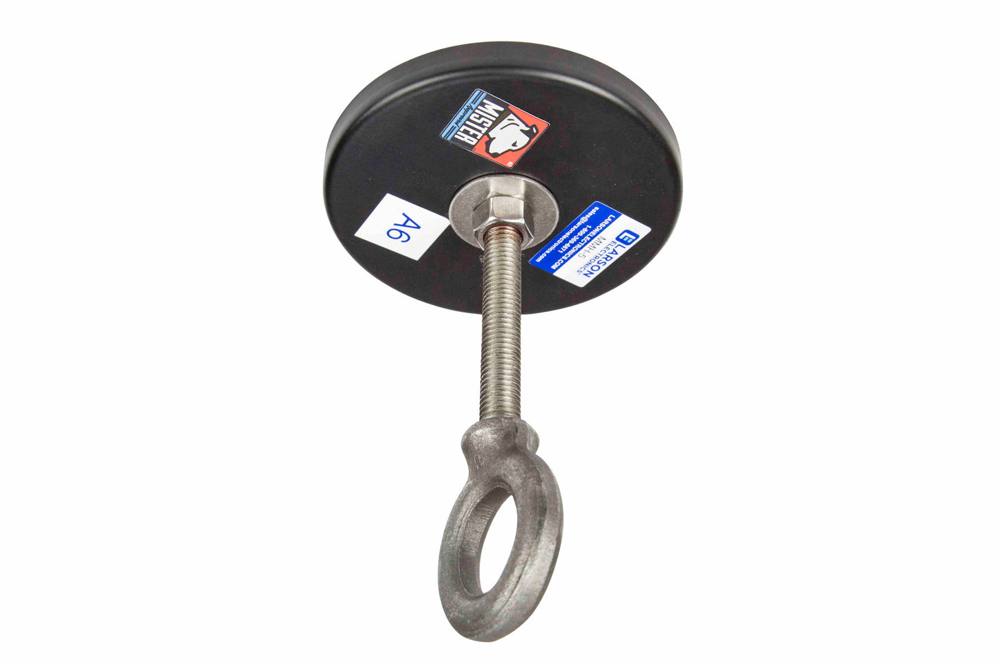 Larson 200lb Magnetic Mounting Base with Eye Hook for Temporary Hanging Hand Lamps and Drop Lights