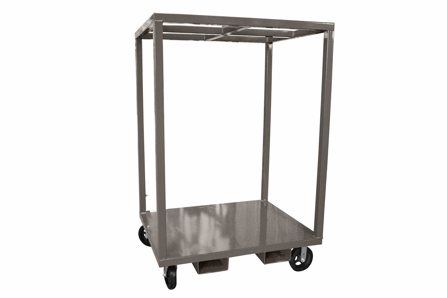 Larson Standard Power Distribution Cube Skid - Skid Pockets - Stainless Steel - Pick Eye - Casters