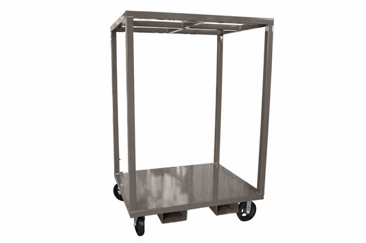 Larson Standard Power Distribution Cube Skid - Skid Pockets - Stainless Steel - Pick Eye - Casters