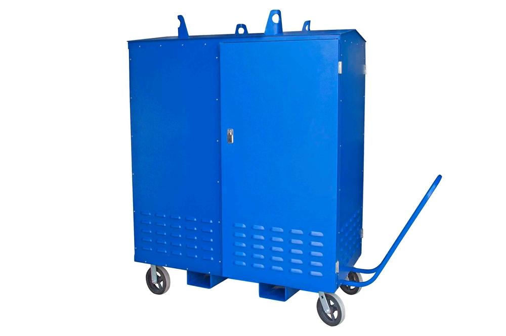 100A Portable Distribution Panel - 480V-208Y/120 3PH - (2) DR100 & (12) 5-20R GFCI - DR100 Inlet