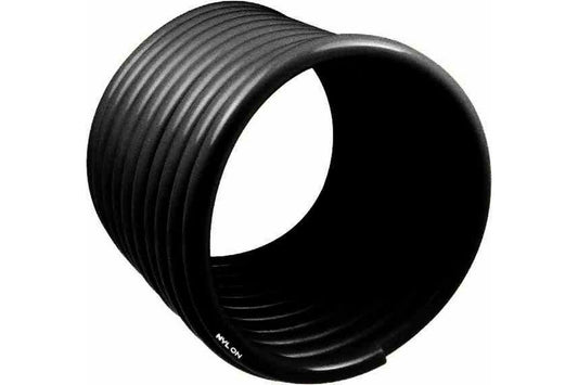 Larson 1" Nylon Self Coiling Flexible Tubing - Black - Price per Foot - Weatherproof Wiring Sheath
