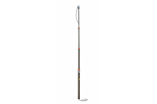 13.5' Pneumatic Light Mast w/ 3x CAT5e Internal Cable - Extends to 13.5 Feet - Air Powered Tower
