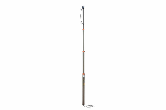 Pneumatic Light Mast - Extends to 13.5 Feet - Air Powered Mini Telescoping Boom - 3/8-16 Female Threaded Hub