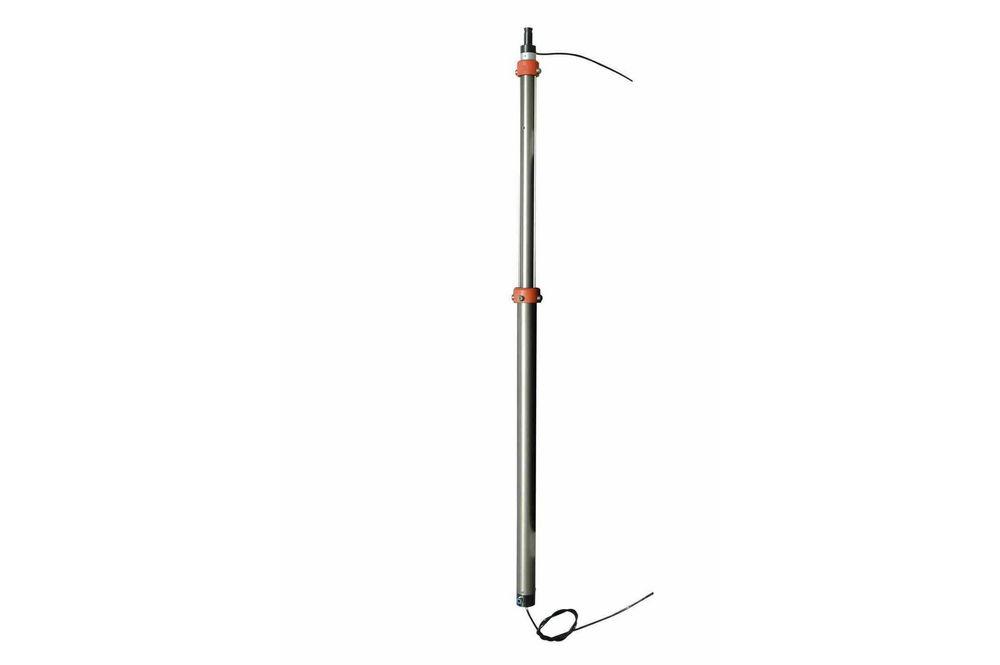 2 Stage Locking Pneumatic Light Mast - Extends to 8.8 Feet - 220lb Payload - 5.3' to 8.8'