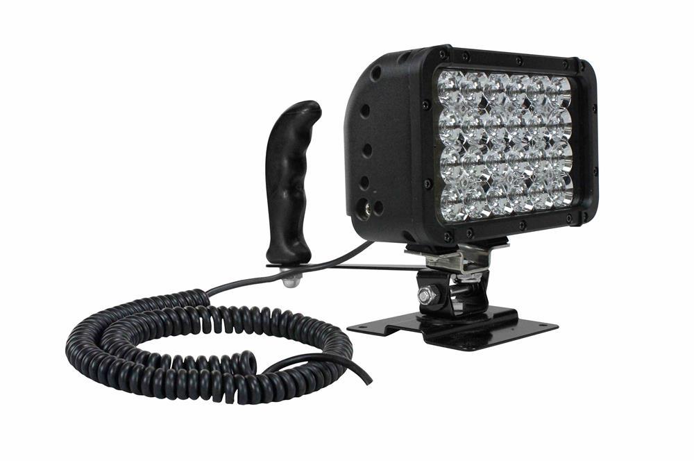 72W Handheld LED Light - Permanent Mount - IR Light - 24 LEDs - 72 Watts - 9-42 Volts - MRAP Light