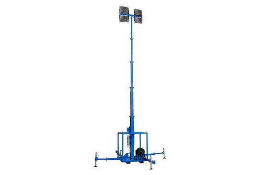 *Scratch/Dent* 1920 Watt High Intensity LED Light Plant - Square Mast Head - Skid Mount Five Stage Mast - Electric