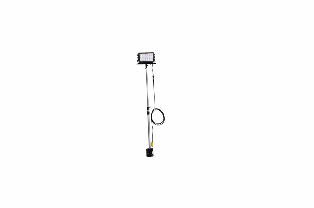 High Intensity LED on Extending Work Light Pole - 150 Watts - 14,790 Lumen - 12-24V DC